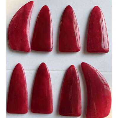 古筝指甲赞比亚红羊骨纯手工古筝用品