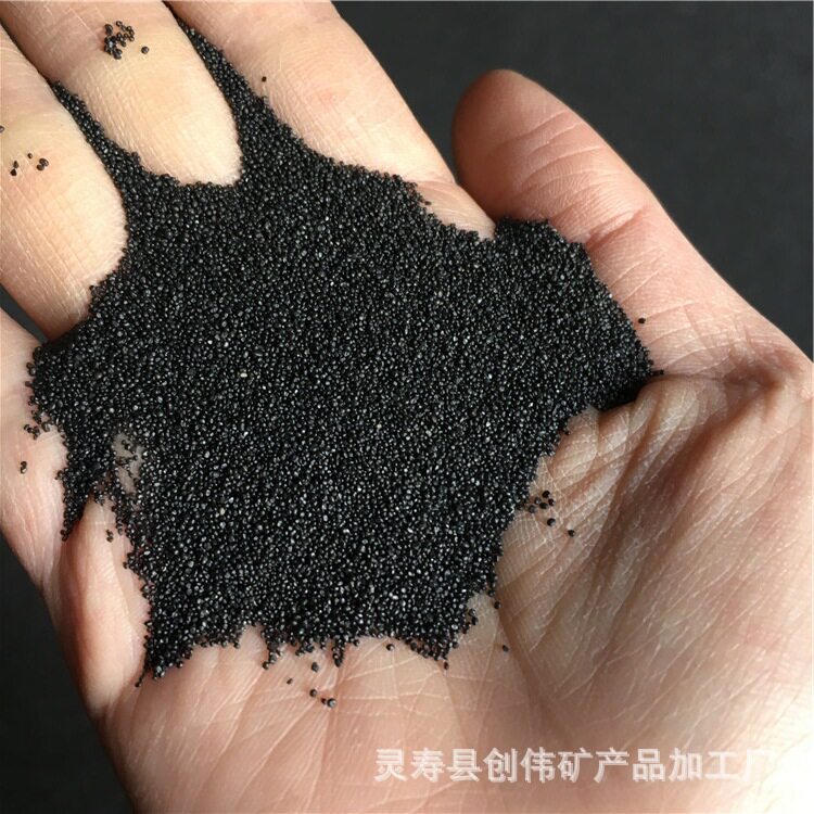 高温烧结彩砂石英圆粒砂水盆用