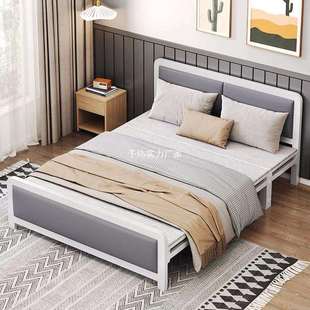 家用折叠床双人床出租屋简易床办公室午休床宿舍硬板床铁艺床