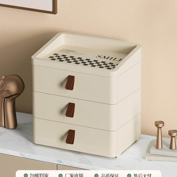 玄关桌面收纳盒大容量入户摆件钥匙置物架客厅电视柜抽屉式储