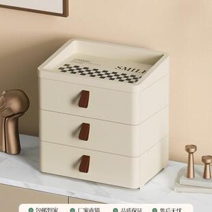 玄关桌面收纳盒大容量入户摆件钥匙置物架客厅电视柜抽屉式储