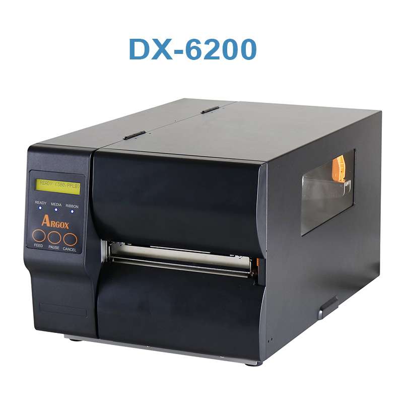 立象Argox DX-6200-200pro宽幅热转印工业型条码不干胶标签打印