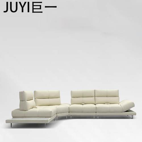 JUYI意式极简罗马真皮沙发轻奢高级感简约现代大户型真皮沙发客厅