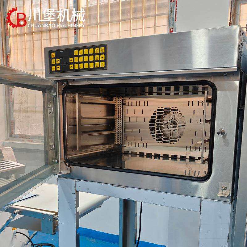 柏川电热4盘热风循环炉面包披萨西点商用热风炉烤箱面包机带架子