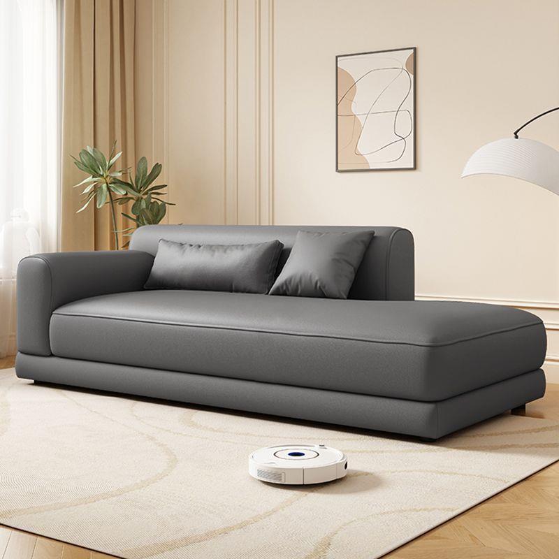 意式轻奢贵妃位沙发客厅小户型贵妃沙发卧室现代猫抓皮贵妃椅单榻