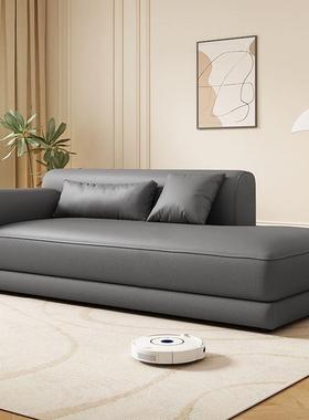 意式轻奢贵妃位沙发客厅小户型贵妃沙发卧室现代猫抓皮贵妃椅单榻