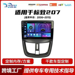 方易通四核/八核适用于标致206/207/307/3008安卓车载导航一体机