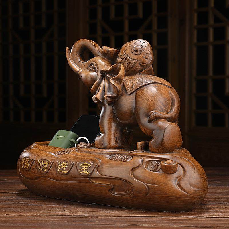 玄关摆件钥匙收纳门口放钥匙的置物架中式招财大象实用茶几茶桌上,鲜花速递/花卉仿真/绿植园艺,割草机/草坪机,淘宝优惠券,粉丝福利购,淘宝优惠卷