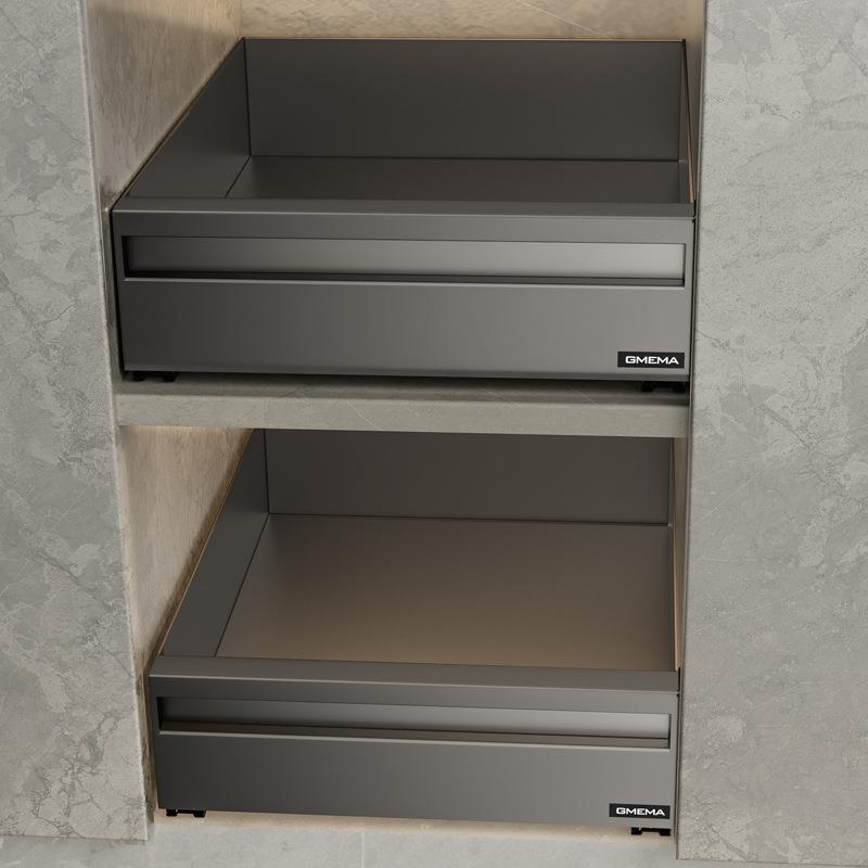 打孔调料抽屉柜内水槽置物架橱柜拉篮碗碟收纳抽拉式下厨房免