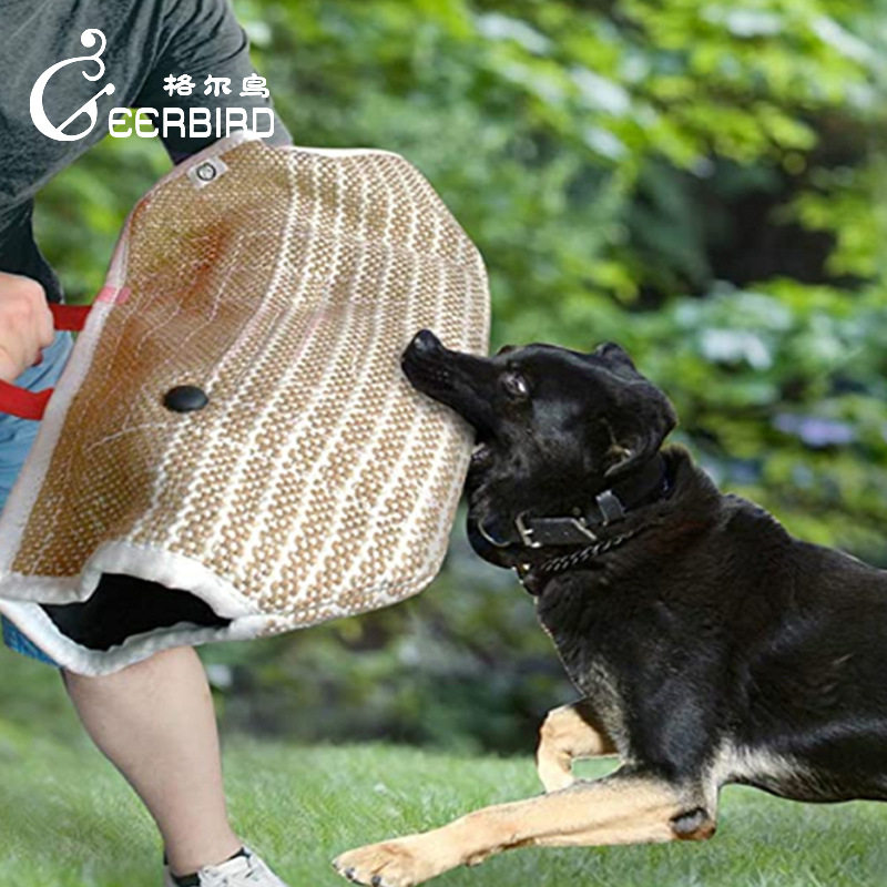训狗护具装备加厚黄麻开口袖套扑咬靶 马犬德牧训狗护臂袖用品