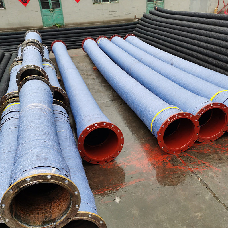 大口径疏浚胶橡胶吸排水工程管道建筑工程大口径排沙胶管管道