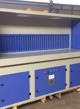 移动式除尘抛光打磨台车间粉尘收集柜小型脉冲式打磨台