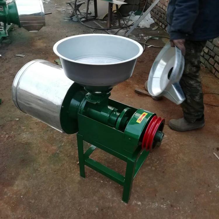 180磨头式打面机五谷杂粮去皮磨面机278锥形磨磨粉机