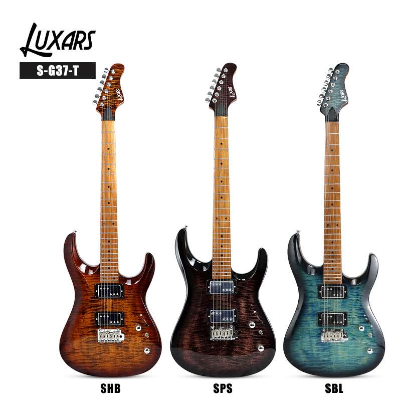LUXARS 吉他碳枫木高档电吉他 亮光 价另询ELECTRIC GUITAR