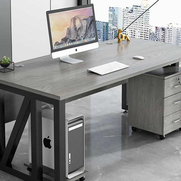 办公桌电脑桌简约现代办公室员工位桌椅组合家用书桌单人老板桌子