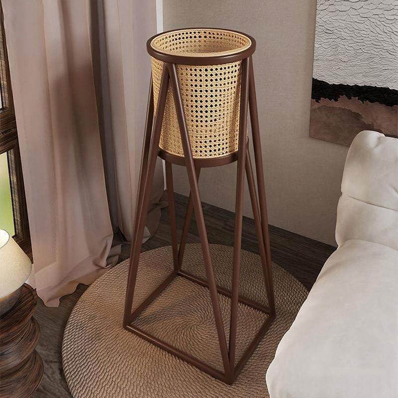 北欧花架客厅落地式花盆置物架盆栽摆放架电视柜旁绿植装饰架花桶