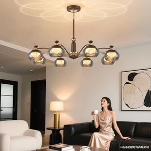 客厅吊灯中古风复古卧室灯设计师艺术中式宋式美学高级感餐厅吊灯
