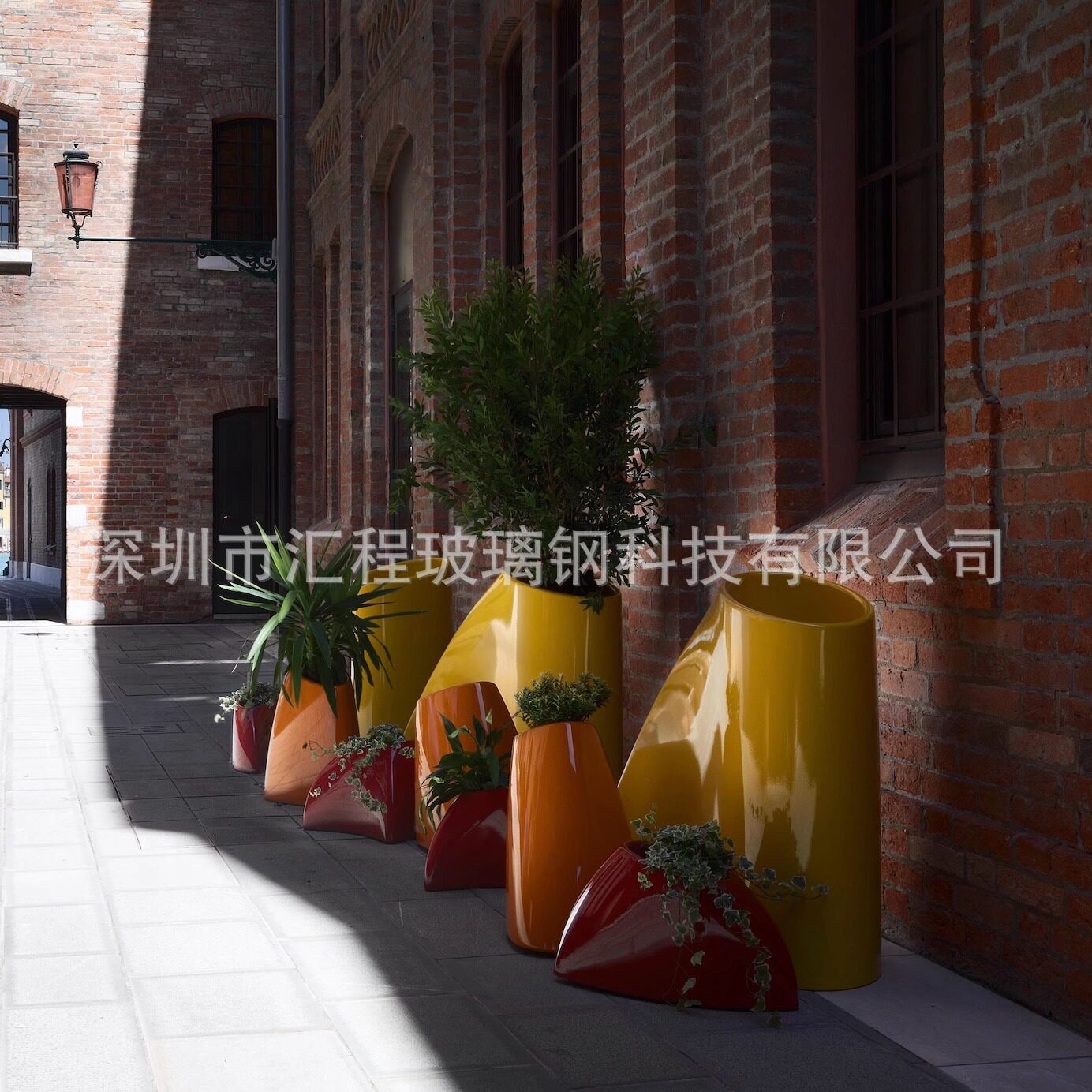 玻璃钢欧式风水组合花箱