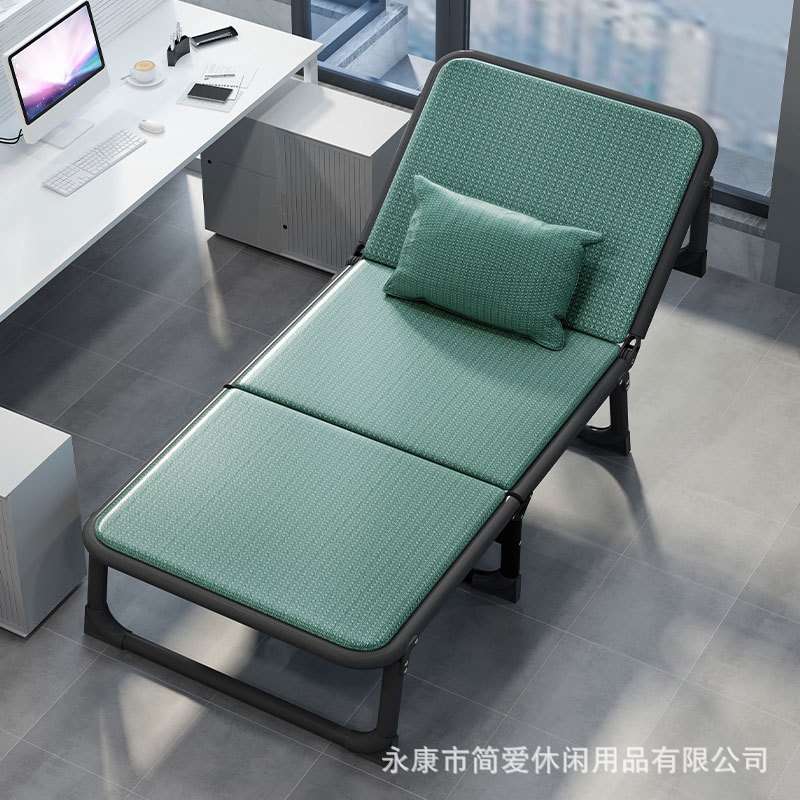 折叠床单人办公室午休家用床成人简易便携实木床冰丝夜班值班神器
