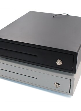 优库335D收银钱箱四格三档钱箱收钱柜超市收银盒子商用.现金收银