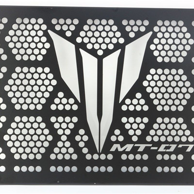 摩托车雅马哈 MT07 MT-07 改装E水箱防护网 水箱网 散热器 防护罩