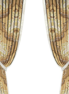 窗帘面料布料B7372对称V花5色可选