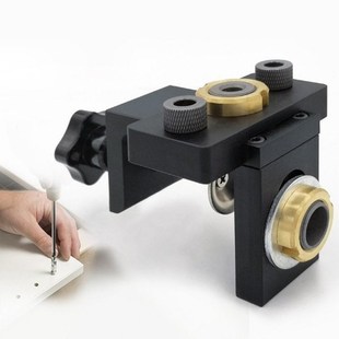 3in1 Adjustable Doweling wJig Woodworking Pocket Straight Ho