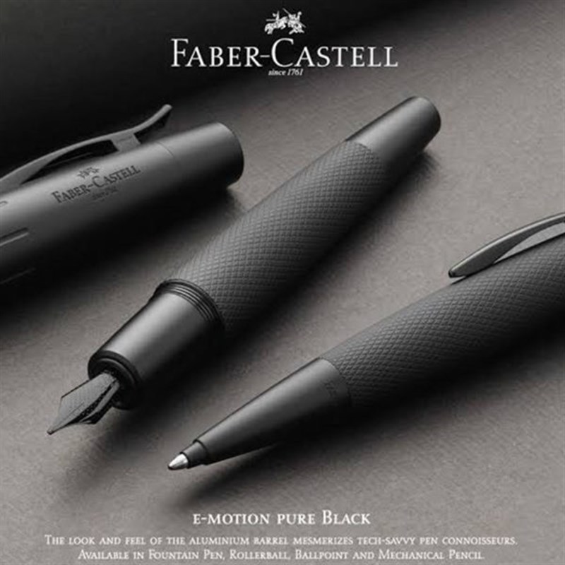 辉柏嘉GVFC伯爵尚品黑色男士金属签字钢笔宝珠.圆珠笔精致