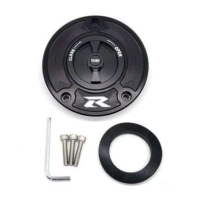 适用铃木GSXR600  GSXR750 04-13J 改装铝合金快拆油箱盖 汽油箱