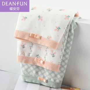 头 女生印花短裤 蝶安芬内裤 女中腰包臀100%纯棉全棉裆抗菌小平角裤