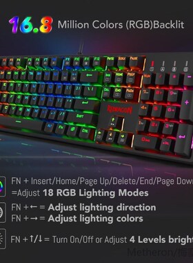 Redragon K582-BA Combo Wivred Mechanical Gaming Keyboard M71