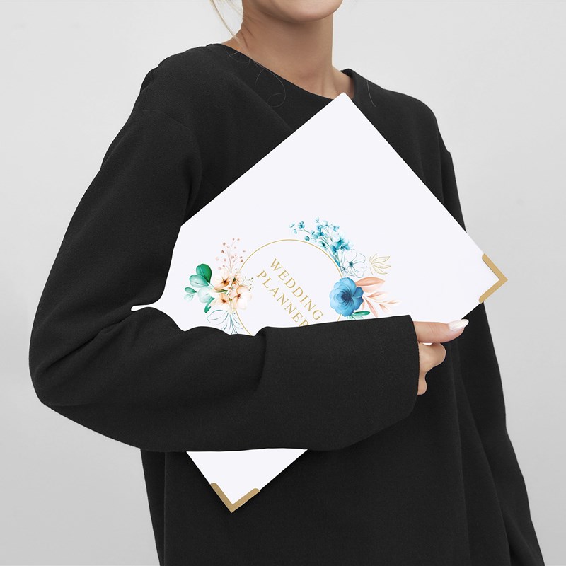 跨境 Wedding Planner英文A4婚礼策划本R婚礼规划大活页笔记本