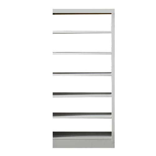 臻远 ZY-SJ-0k2 钢制单面6层书架副架 2000*900*300 灰白色