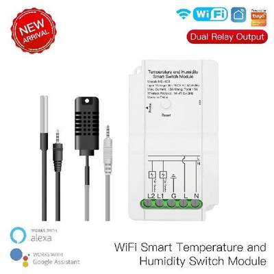 Tuya WiFi Smart Temperature Humidity Switch Module Sensor