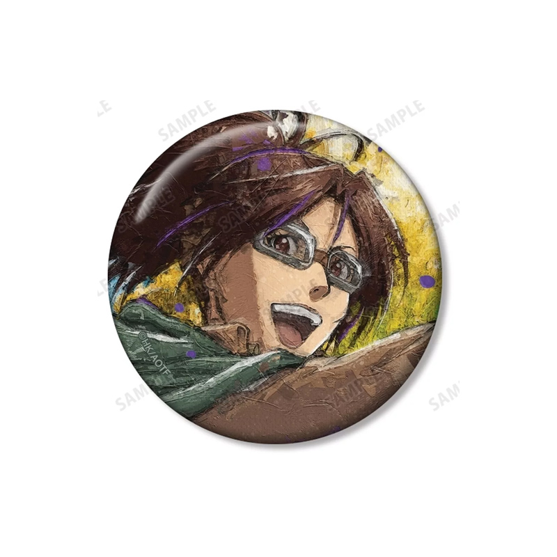 友趣预订   进击的巨人 grunge CANVAS 油画徽章盲盒