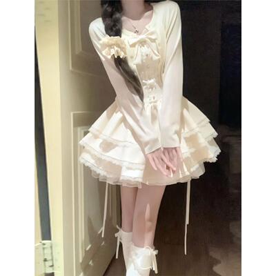 法式甜美独特超好看开衫