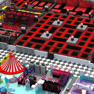 儿童园室内户外网红大型01蹦床运动成人健场身游乐乐备设商场蹦蹦