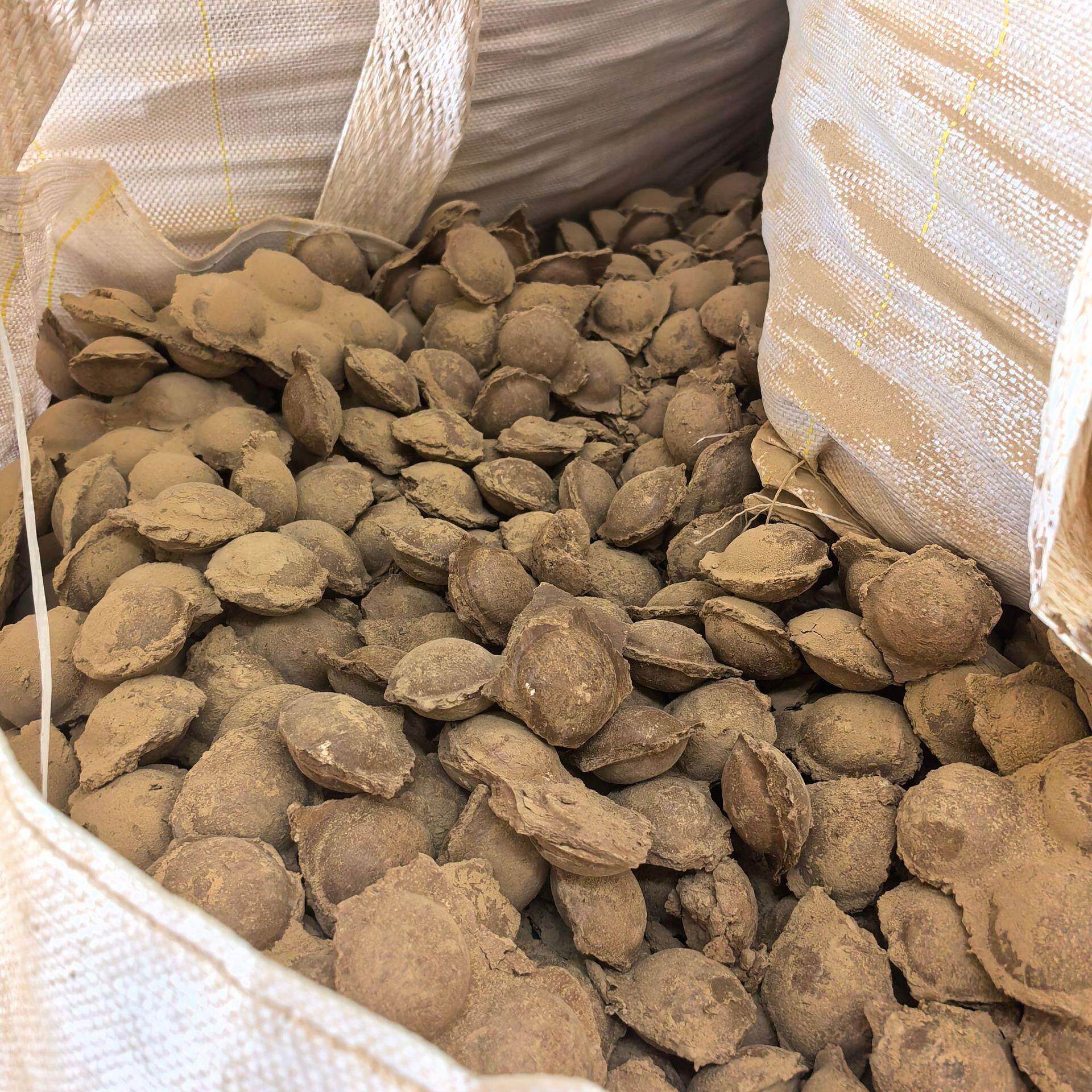 厂供应膨润家土球封回填堵漏黏土球膨润IDM土颗井粒 水处理润膨土