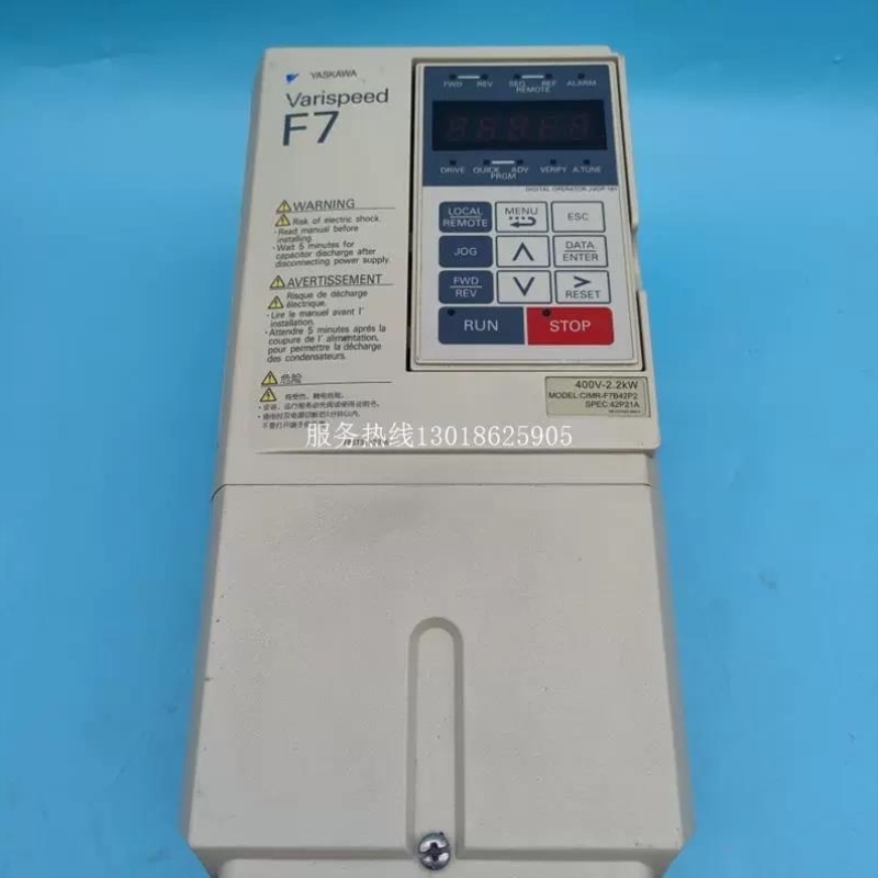 议价安川变频器F7系列 CIMR-F7B42P2/42P21A 一手拆机资源 成色漂
