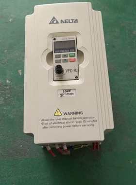 议价A117*台达VFD-M变频器VFD055M43A 5.5KW 380V原装拆机功能完