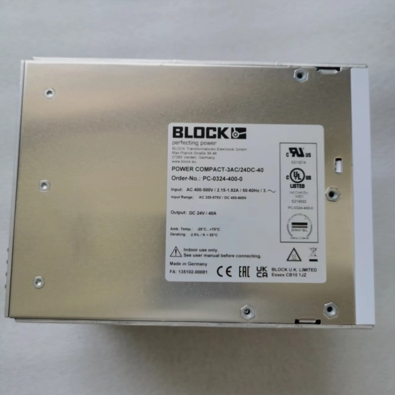 议价德国BLOCK PVSE 400/24-40电源BLCK P0-124O-100-C0电源议价