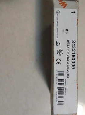 议价【盛兴自动化】全新Weidmuller隔离器 WTS4 PT100/3 C 0/4-20