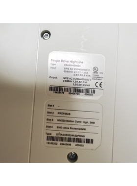 议价伦茨Leneze伺服驱动器E94ASHE0024功能正常。