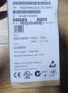 议价6SE6440-2UC17-5AA1 M440变频器0.75KW 6SE64402UC175AA1议价
