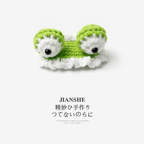 儿童趣味头上长草针织立体小草前额刘海顶夹可爱发卡女孩发饰
