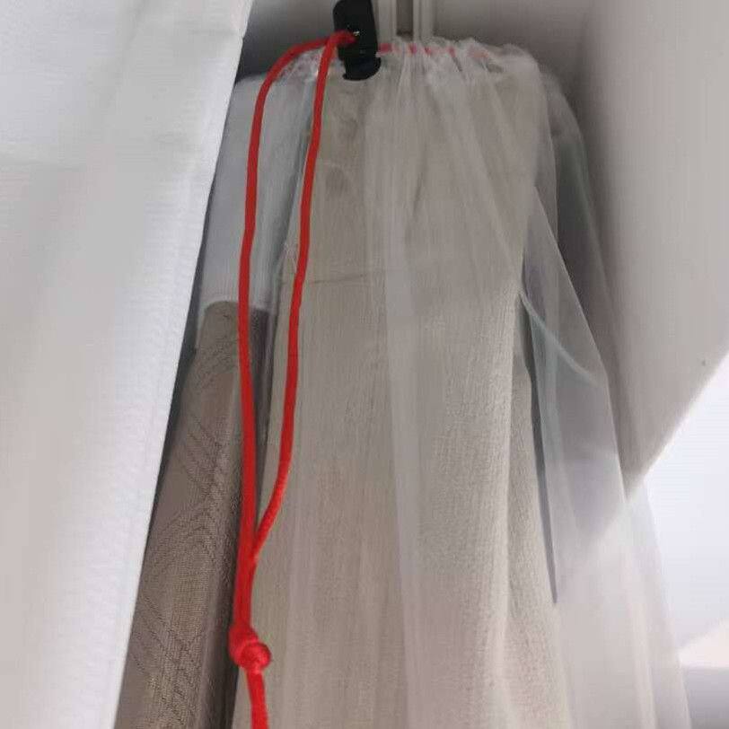 家用装修防水抽绳塑料袋窗帘窗纱加厚透明防猫抓保护套