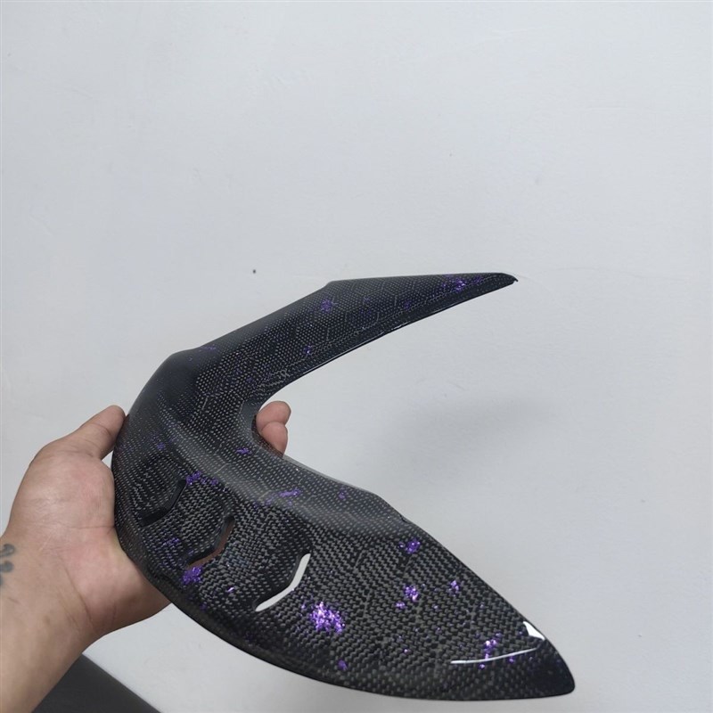 风刀纯包碳纤维牛角o煅造纹卡钳散热器改装散热牛角前后卡钳运动