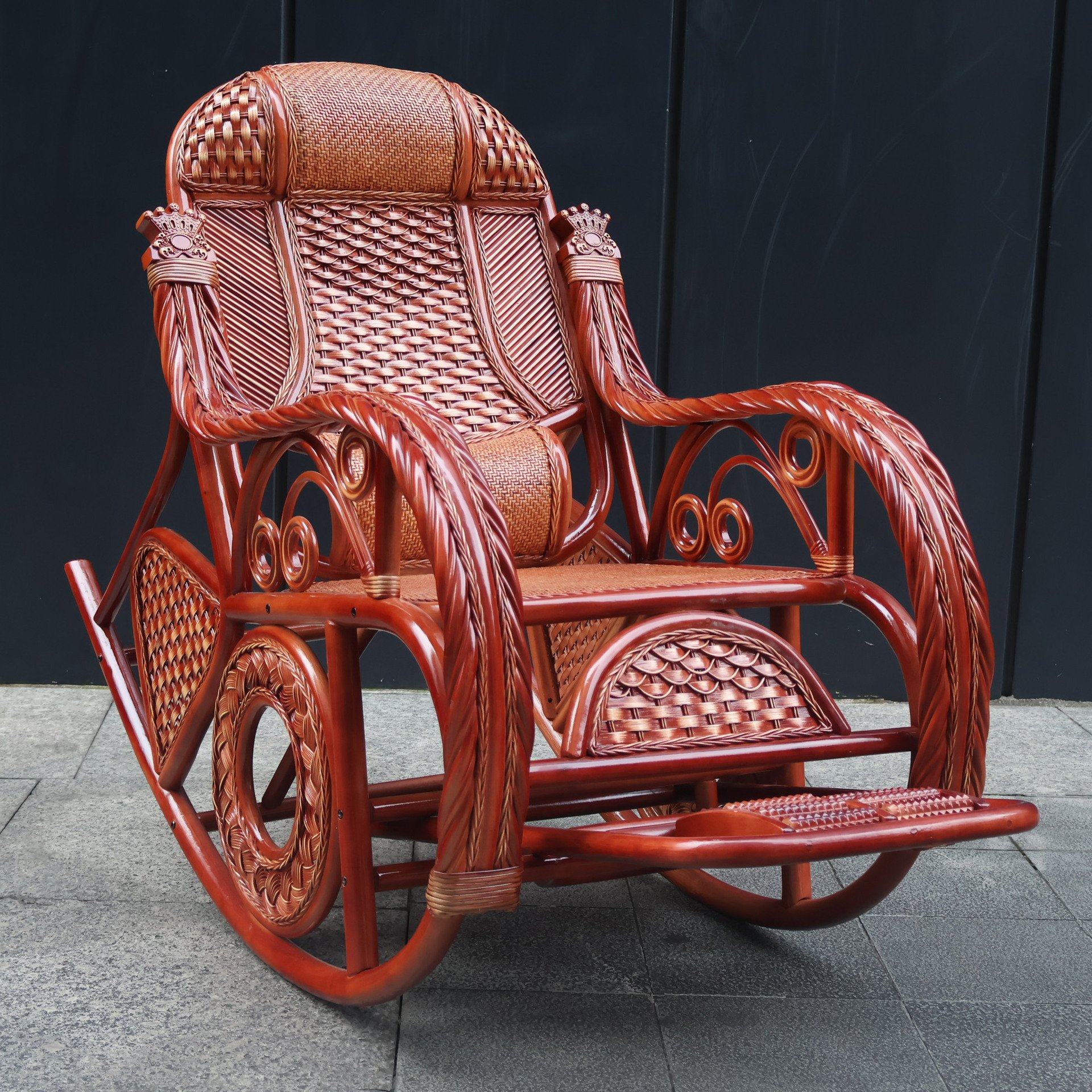 天然真藤摇椅躺椅大人阳台家用休闲老人午睡椅藤编藤椅逍遥椅家用,住宅家具,摇椅,淘宝优惠券,粉丝福利购,淘宝优惠卷