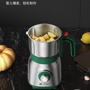 手摇干湿两用磨粉机家用小型阿胶打粉超细研磨器粉碎机干磨破碎机