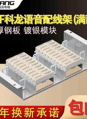 200对机架式VDF科龙电话配线架模块科隆架400回语音配线架克隆条